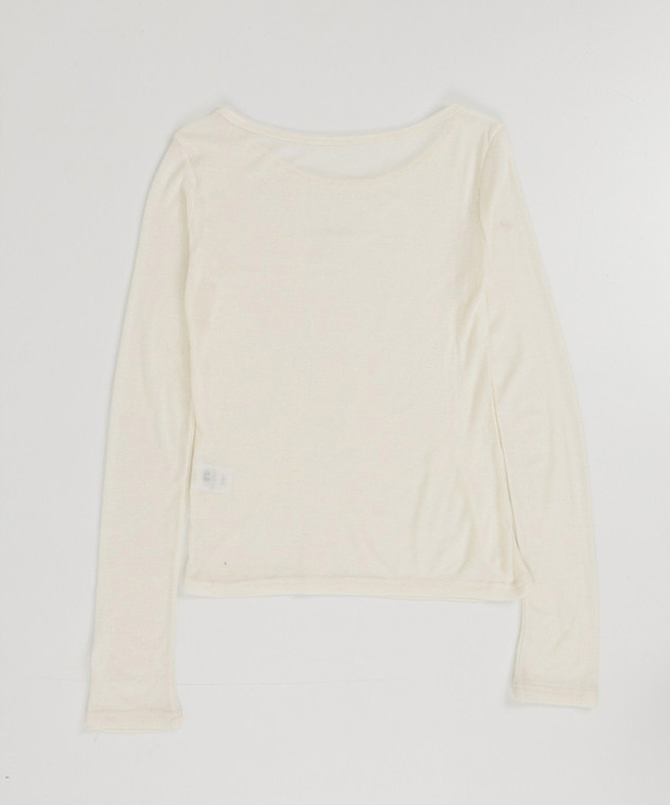 【SET】レースレイヤード半袖ニット＋シンプル長袖トップス