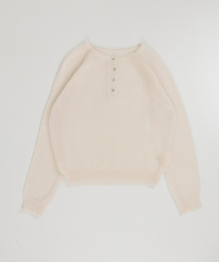 シースルーボタンニット(5color)