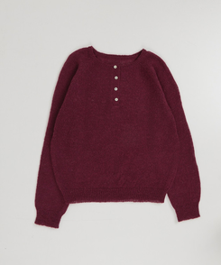 シースルーボタンニット(5color)