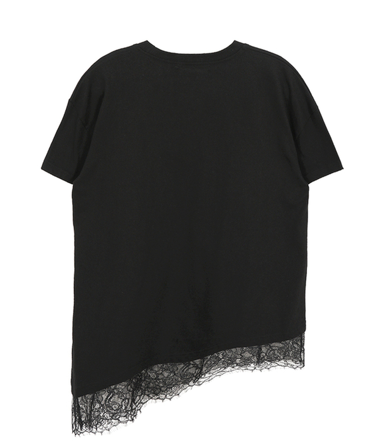 レース半袖Tシャツ