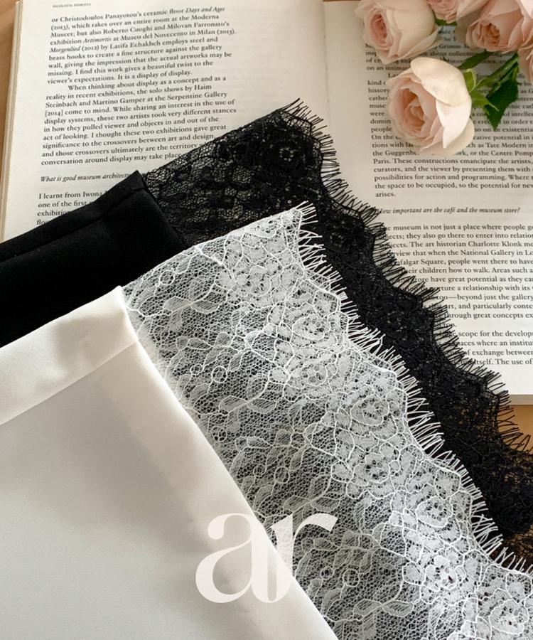 （華奢見え／フェミニンムード♥）レースレイヤード Hライン ロングスカート