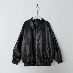 レザーブルゾンジャケット