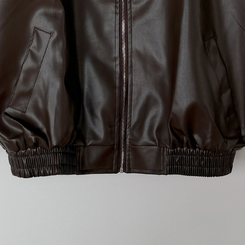 レザーブルゾンジャケット