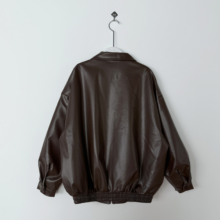 レザーブルゾンジャケット