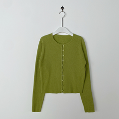 ラウンドニットカーディガン