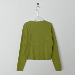 ラウンドニットカーディガン