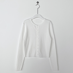 ラウンドニットカーディガン