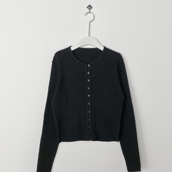 ラウンドニットカーディガン
