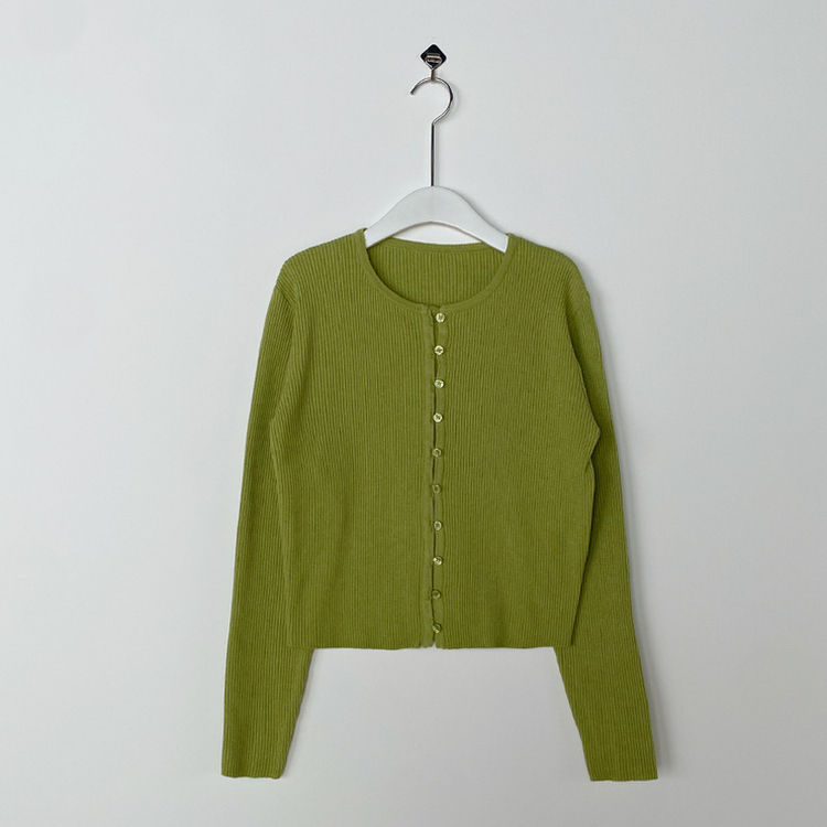 ラウンドニットカーディガン