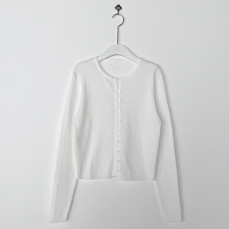 ラウンドニットカーディガン