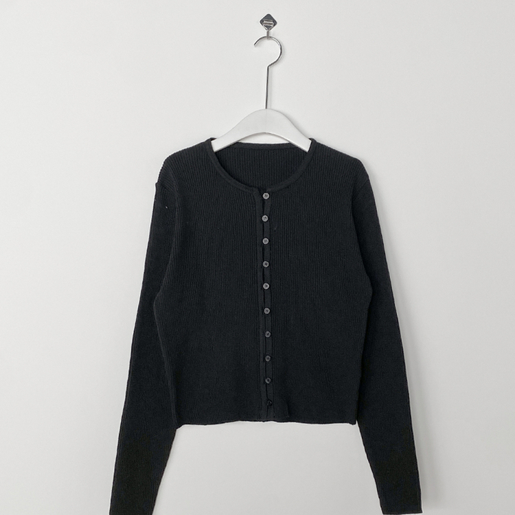 ラウンドニットカーディガン