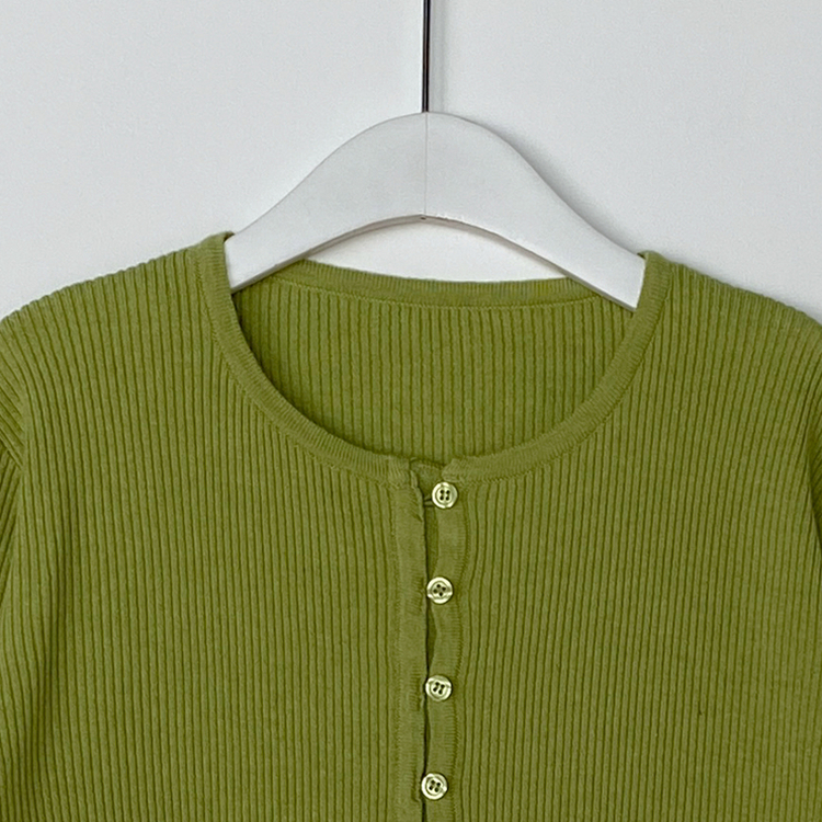 ラウンドニットカーディガン