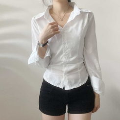 デイリーカラーシャツ IVORY