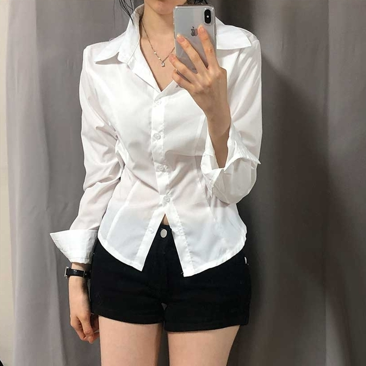 デイリーカラーシャツ IVORY