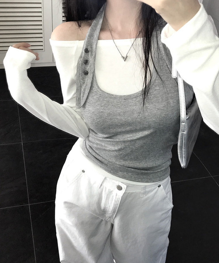 スクエアミニショルダーバッグ(5color) SILVER
