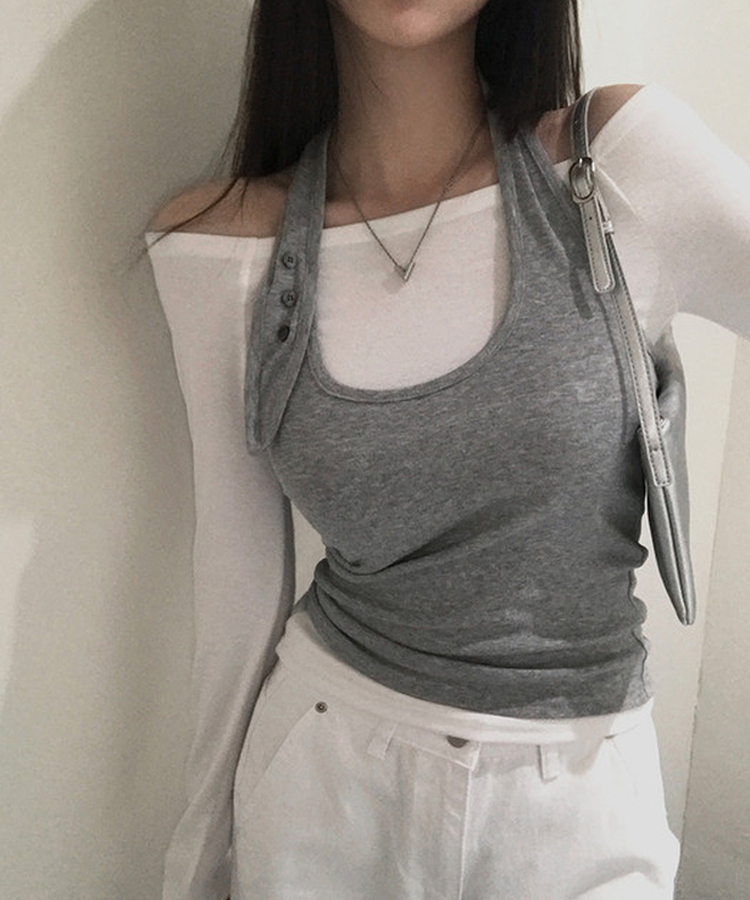 スクエアミニショルダーバッグ(5color) SILVER