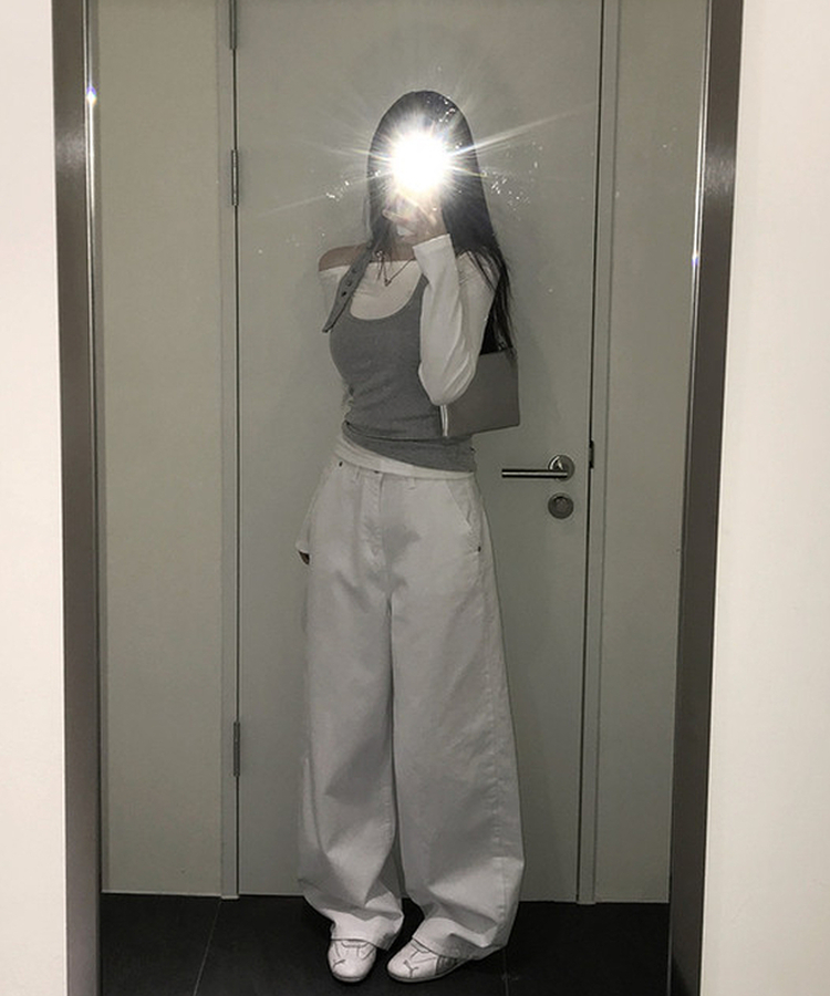 スクエアミニショルダーバッグ(5color) SILVER