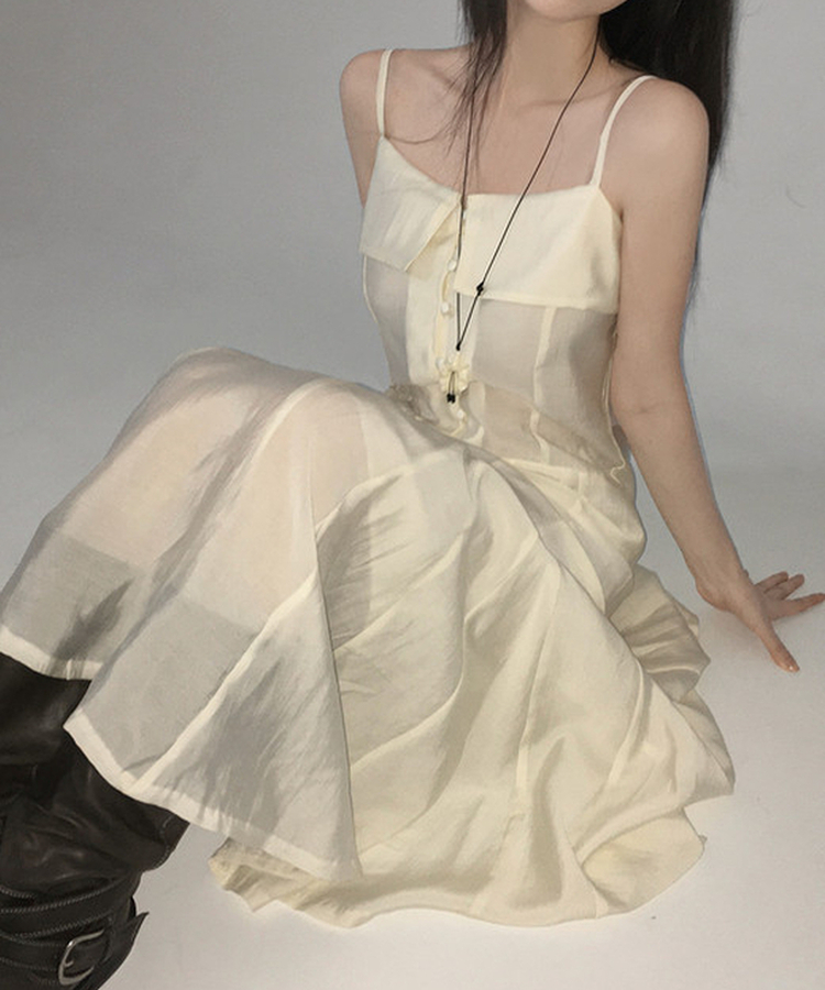 フラワーネックレス BLACK