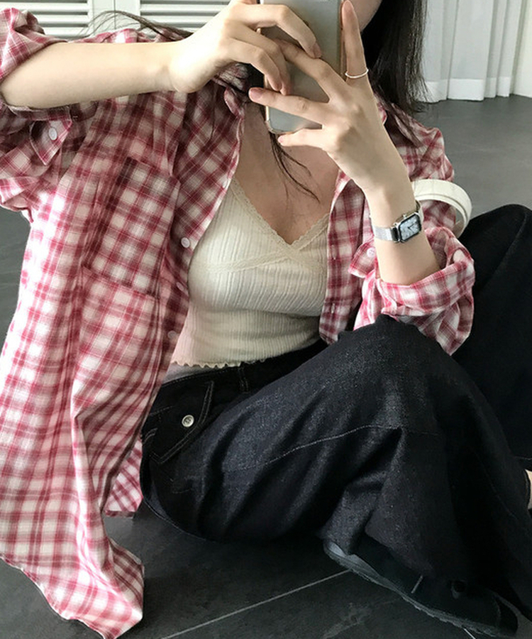 バンディングワイドデニムパンツ DEEP DENIM