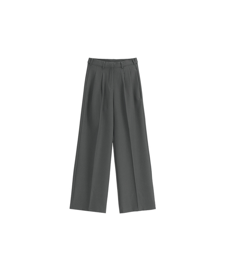 （S-2XL／ショート＆ベーシック＆ロング／3丈）ツーピンタック ビジョー セミワイドスラックス