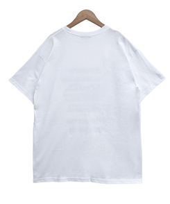 ハートレタリングプリント半袖Tシャツ