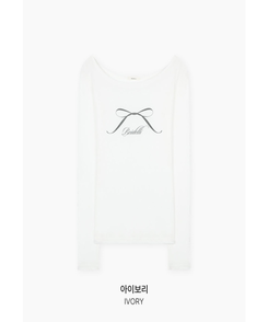 オフショルダーシースルーTシャツ