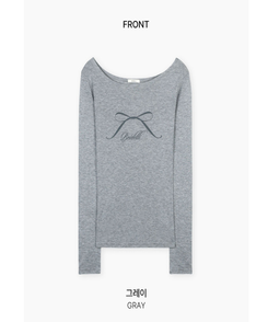 オフショルダーシースルーTシャツ