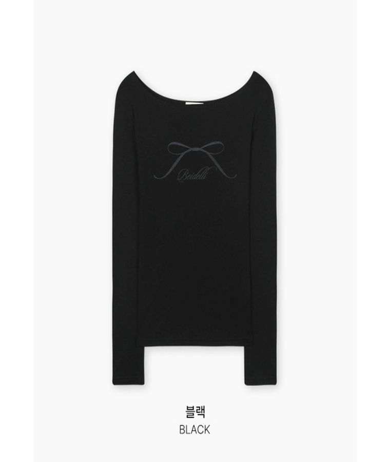 オフショルダーシースルーTシャツ