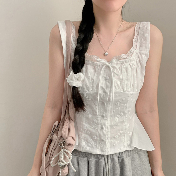 フレアキャミソールブラウス WHITE