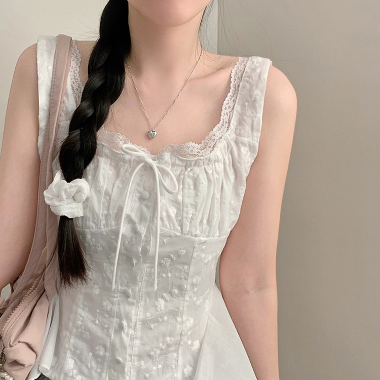 フレアキャミソールブラウス WHITE