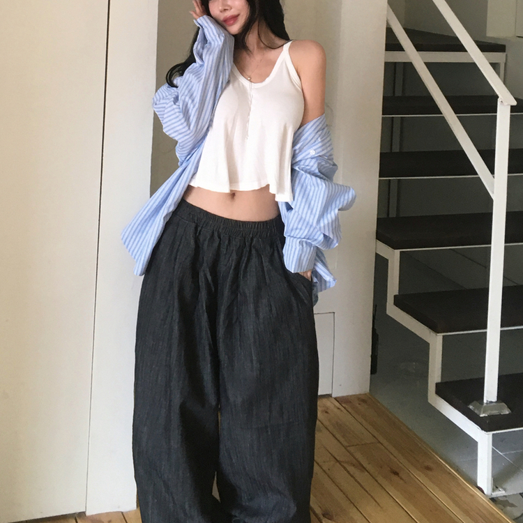 フレアクロップドキャミソール IVORY