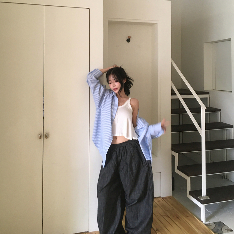 フレアクロップドキャミソール IVORY