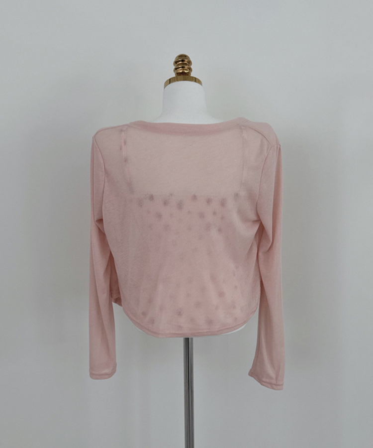 【SET】フラワーキャミソール 長袖カーディガン