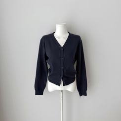 Vネック長袖カーディガン(9color)