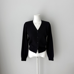 Vネック長袖カーディガン(9color)