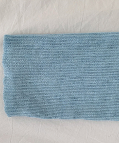 一体型ボタン長袖リブニットカーディガン