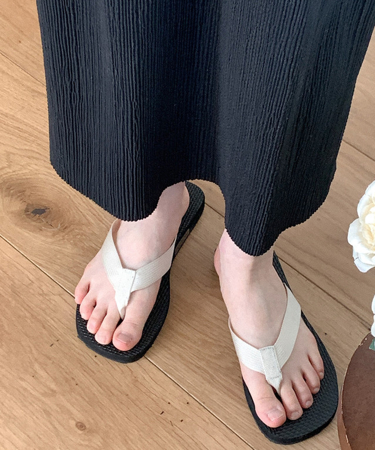 ベーシックカラービーチサンダル IVORY