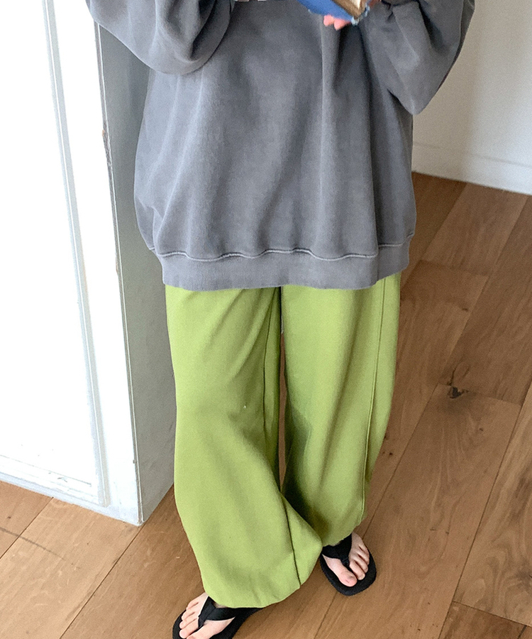 コットンカラージョガーパンツ(5color) OLIVE