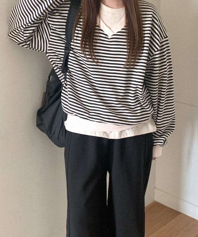 コットンカラージョガーパンツ(5color) BLACK