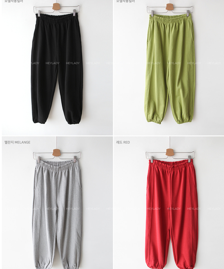 コットンカラージョガーパンツ(5color)