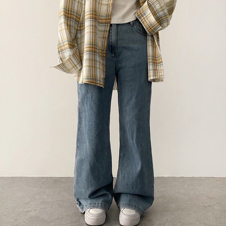 【丈別】ライトウォッシュドデニムパンツ LIGHT DENIM