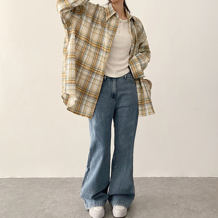 【丈別】ライトウォッシュドデニムパンツ LIGHT DENIM