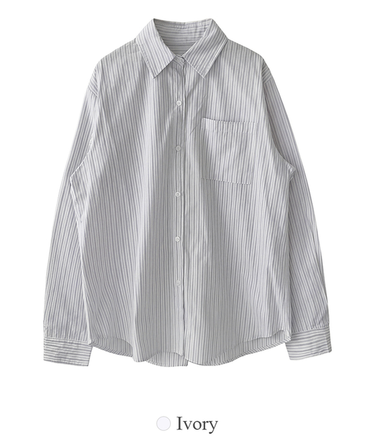 레크 스트라이프 셔츠 남방 포켓 오버핏 단가라 데일리룩 캐주얼룩 개강룩 출근룩 레이어드 사계절템 봄신상봄코디