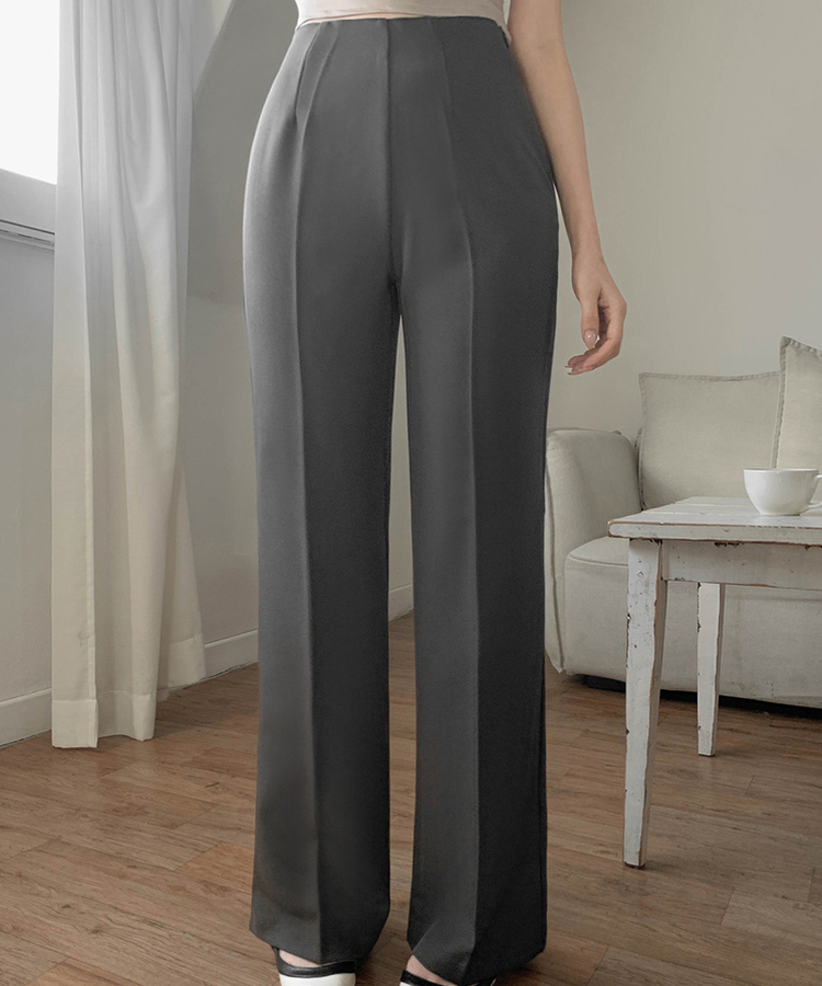 【丈別】ブーツカットスラックス CHARCOAL