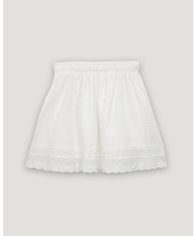 レースバンディングミニスカート