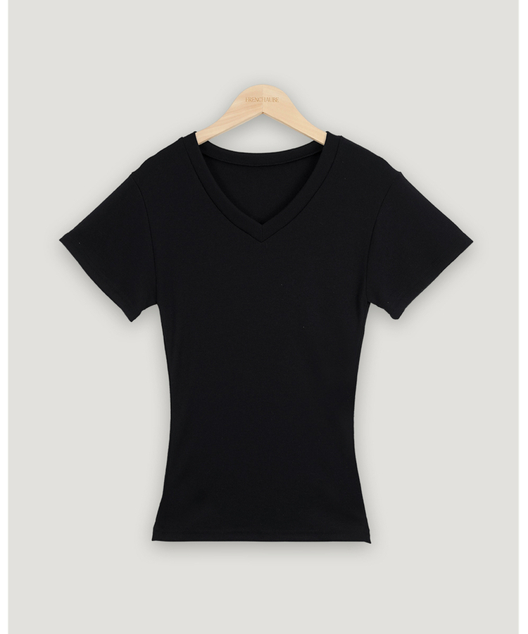 スリムUネック半袖Tシャツ(7color)