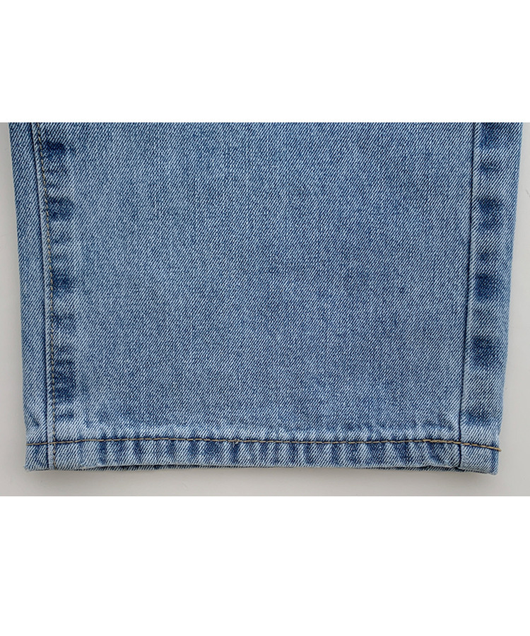 【丈別】ダメージセミワイドデニム(5color)