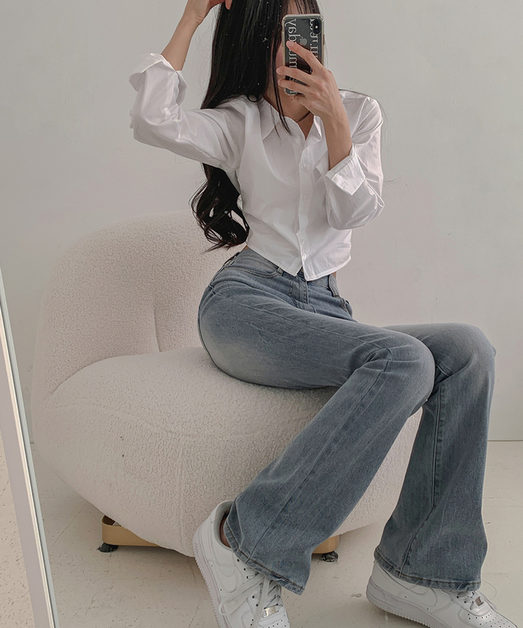 【丈別】ウォッシュスリムデニムパンツ(6color) LIGHT DENIM