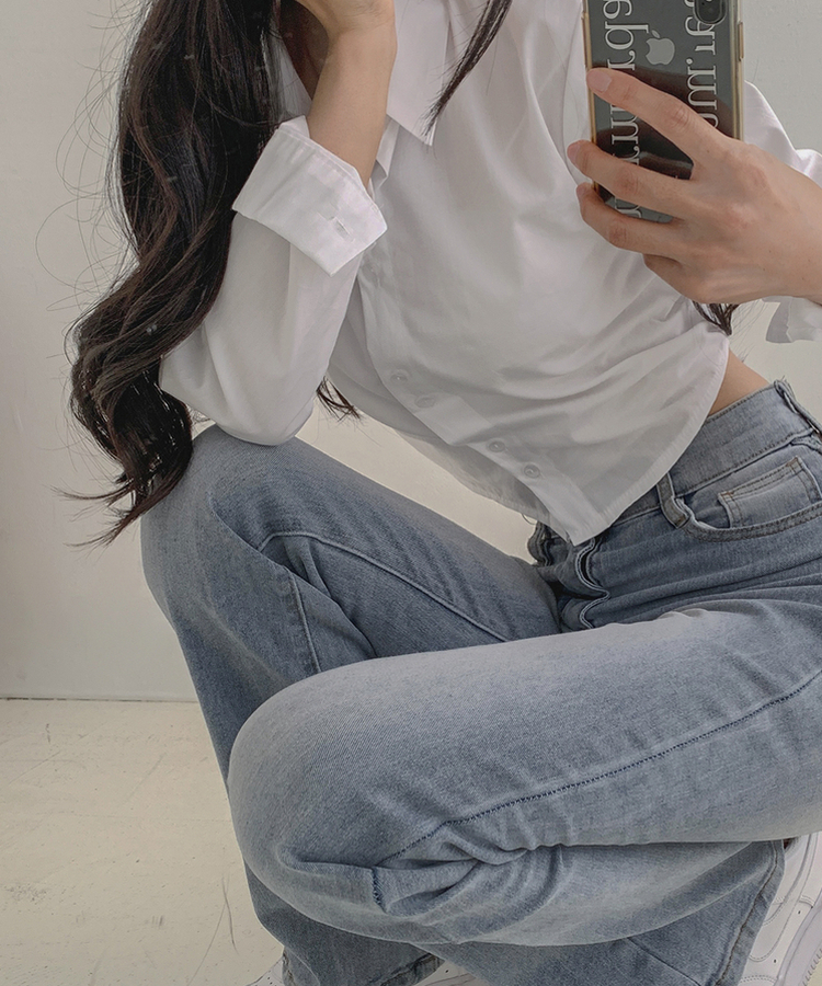 【丈別】ウォッシュスリムデニムパンツ(6color) LIGHT DENIM