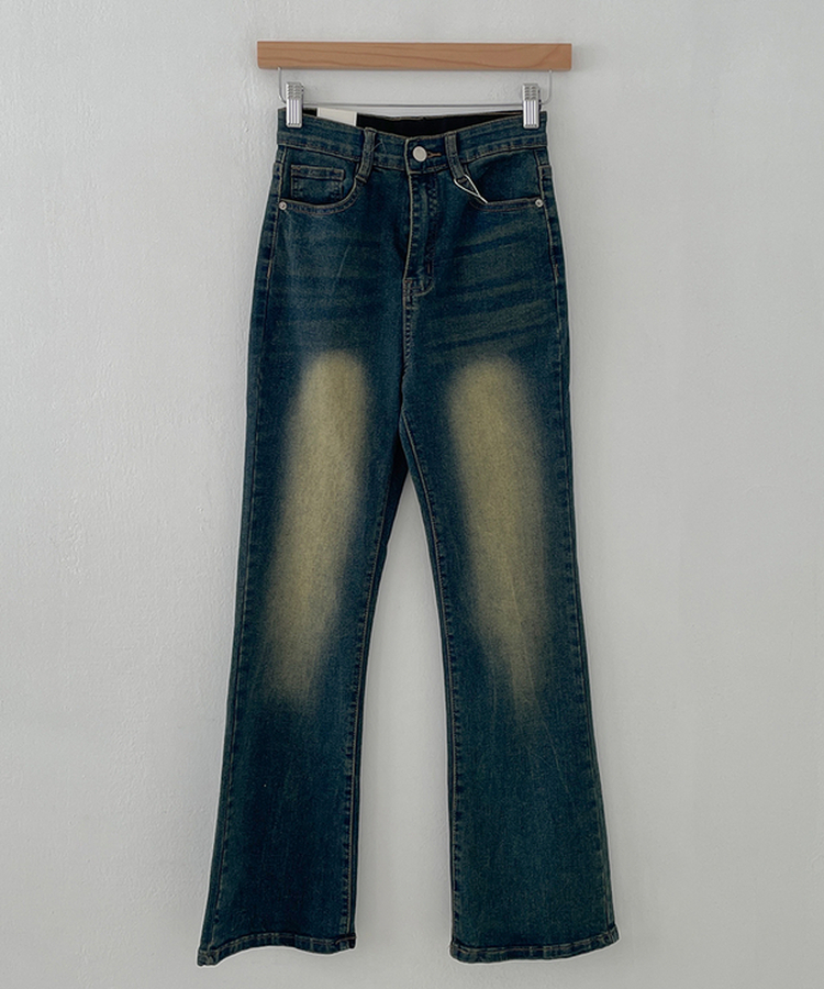 【丈別】ウォッシュスリムデニムパンツ(6color)